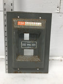 Federal Pacific 104-8S/F 100 Amp 8 Space 120/240V Dead Front 12 5/8" x 8 3/4"