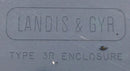 Landis & Gyr 120/240V Type 3R Enclosure Meter Socket Cover 14 3/4" X 11 1/4"