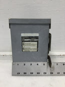 Siemens LNF222R 60 Amp 2 Pole 120/240V Non-Fusible Safety Switch 8 1/4" x 5 3/4"