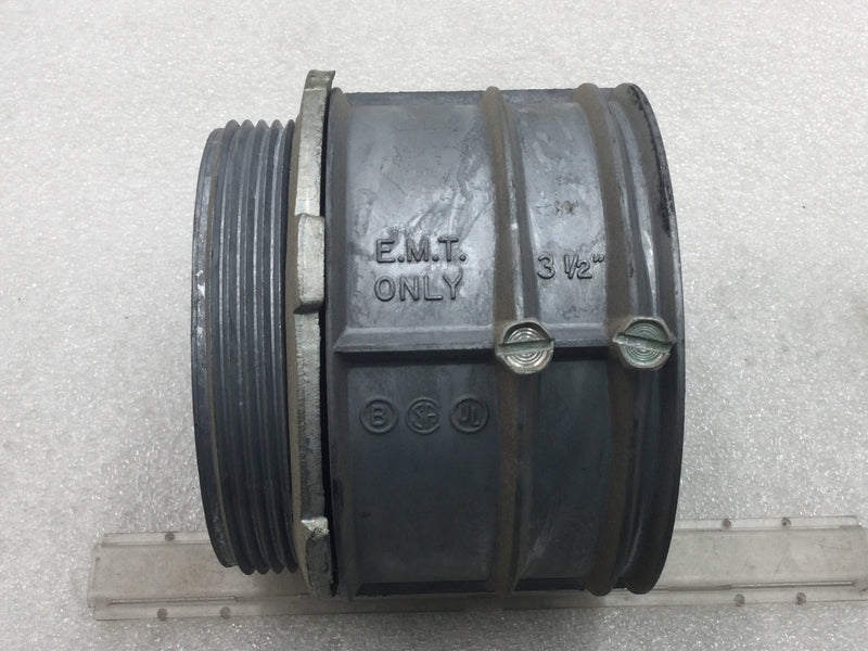 Bridgeport 3 1/2" EMT Only Compression Set-Screw Coupling