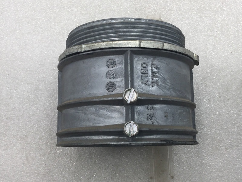 Bridgeport 3 1/2" EMT Only Compression Set-Screw Coupling