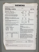 Siemens W0204ML1125CU 125 Amp 2 Space 120/240V Panel Cover 17" x 7 1/4"