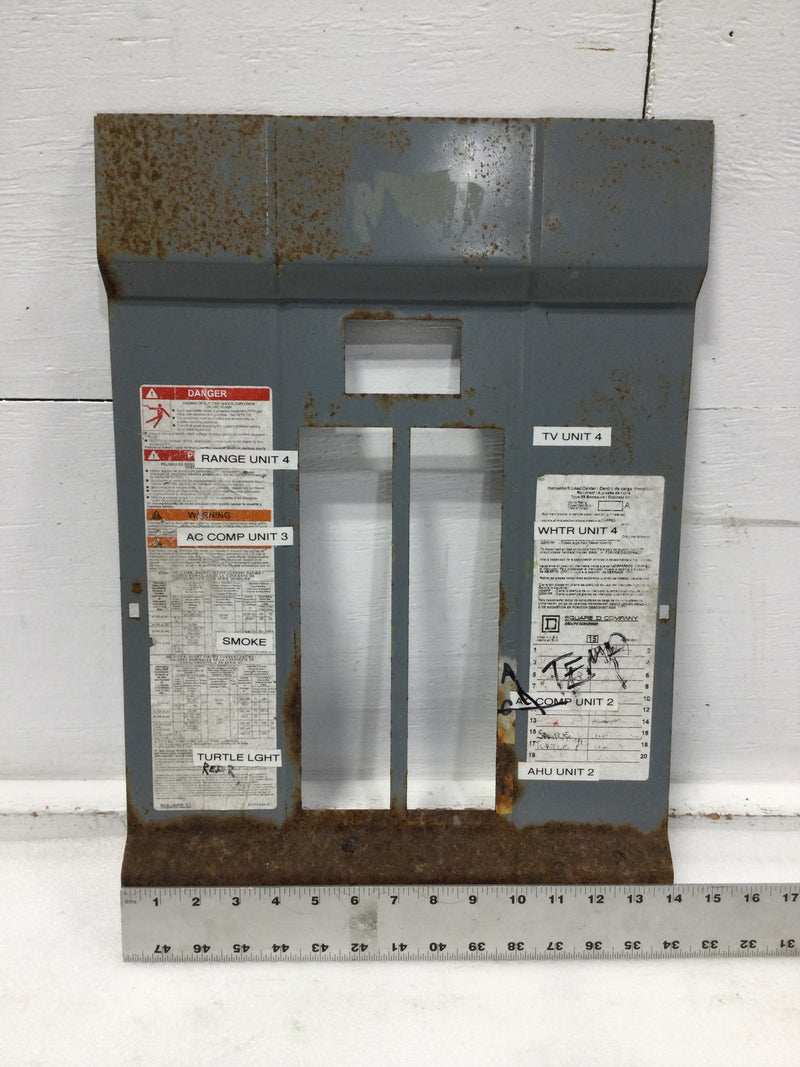 Square D HOM2040M100PRB 100 Amp 20 Space Dead Front w/Main 20 1/2" x 14"