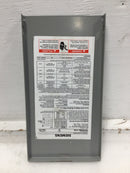 Siemens W0408ML1125 125A 4 Space 120/240V Enclosure Cover Only 12" x 6 3/8"