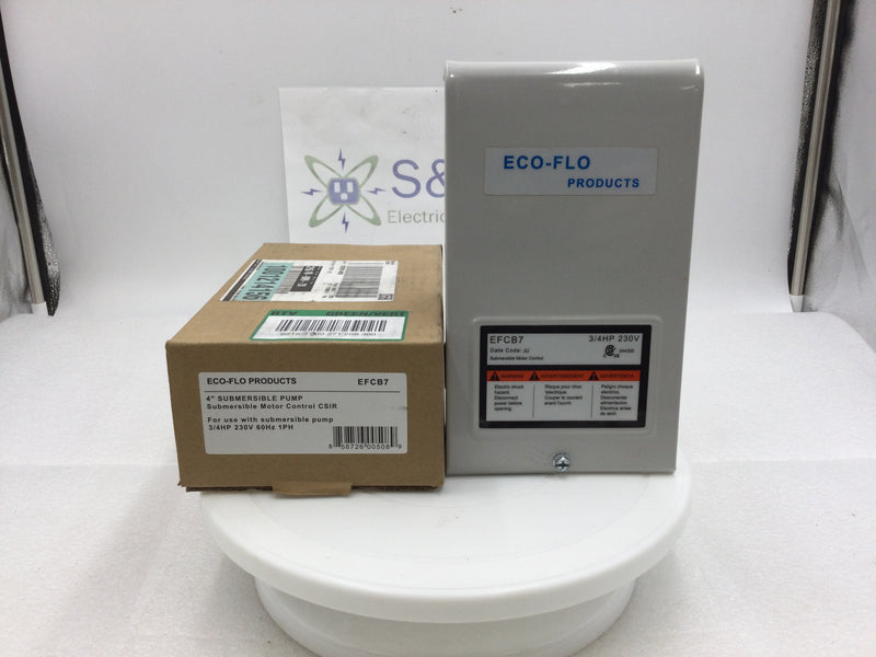 ECO-FLO Products EFCB7 4 Inch Submersible Motor Control CSIR
