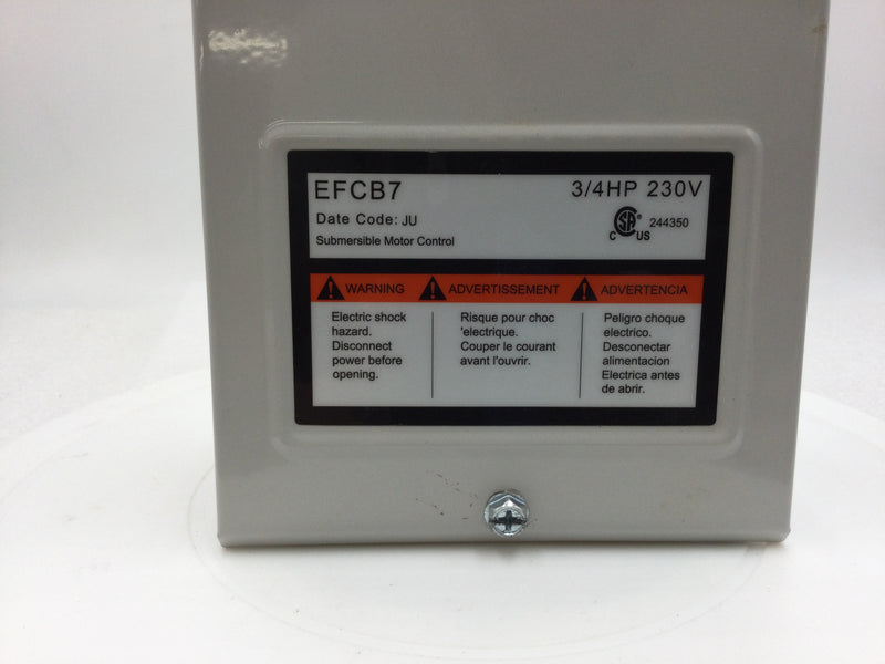 ECO-FLO Products EFCB7 4 Inch Submersible Motor Control CSIR