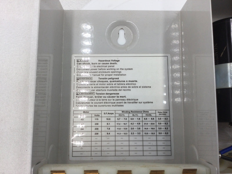ECO-FLO Products EFCB7 4 Inch Submersible Motor Control CSIR