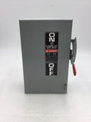 GE TG3221 30 Amp 2 Pole 3 Phase Model 9 240V General Safety Switch
