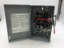 GE TG3221 30 Amp 2 Pole 3 Phase Model 9 240V General Safety Switch