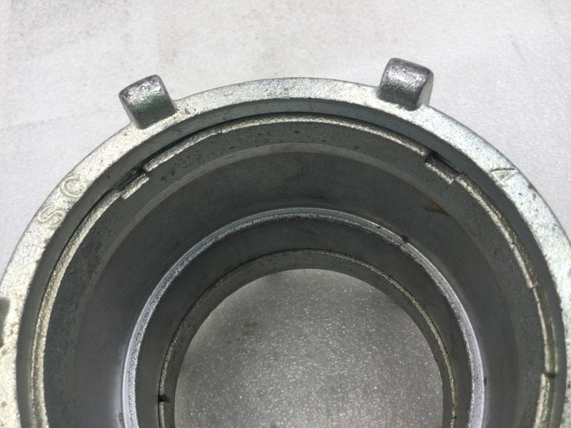 Bridgeport 3109 4" Rigid/IMC/SC Malleable Compression Coupling/Fitting