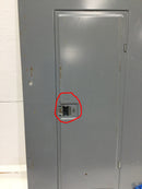 Square D HOMC30UC 30 Space 120/240V Panel/Door w/Main 35" x 15 1/2" - Flaw