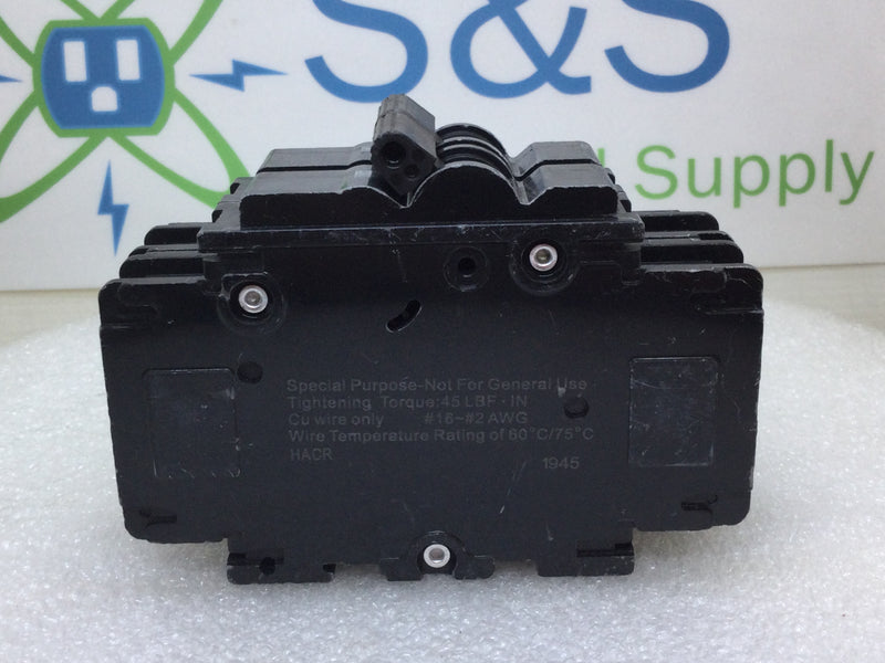 Hongfa UEB1-70152BQDx 15 Amp 2 Pole 120/240V Circuit Breaker