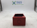 Edwards/EST 276B-RSB Red Metal/Steel Fire Alarm Surface Mount Box