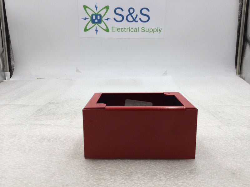 Edwards/EST 276B-RSB Red Metal/Steel Fire Alarm Surface Mount Box