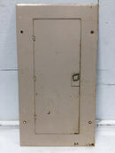 GE TM1615F/S 150 Amp 28 Space 120/240V Door Only w/Main 25 1/4" x 13 7/8" - Flaw