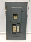 GE TM1615F/S 150 Amp 28 Space 120/240V Door Only w/Main 25 1/4" x 13 7/8" - Flaw