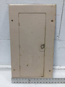 GE TM1615F/S 150 Amp 28 Space 120/240V Door Only w/Main 25 1/4" x 13 7/8" - Flaw