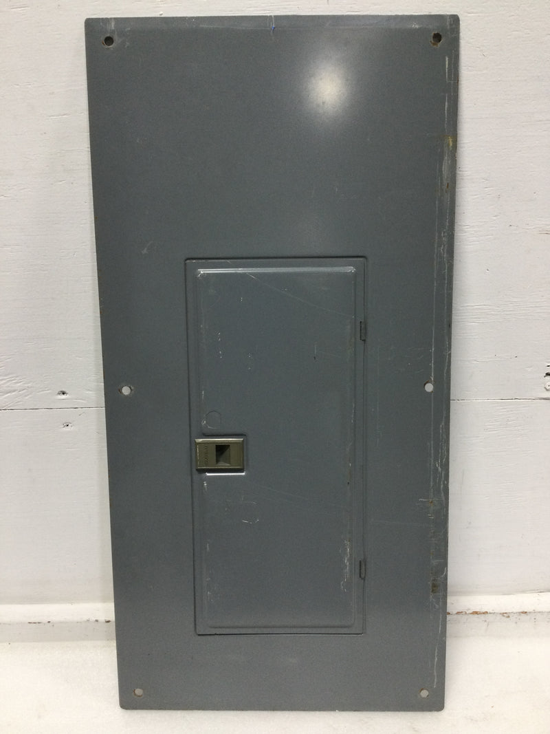 Square D QOC30U 125 Amp 30 Space 120/240V Panel Door Only w/Main 31" x 15 1/2"