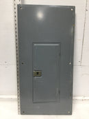 Square D QOC30U 125 Amp 30 Space 120/240V Panel Door Only w/Main 31" x 15 1/2"