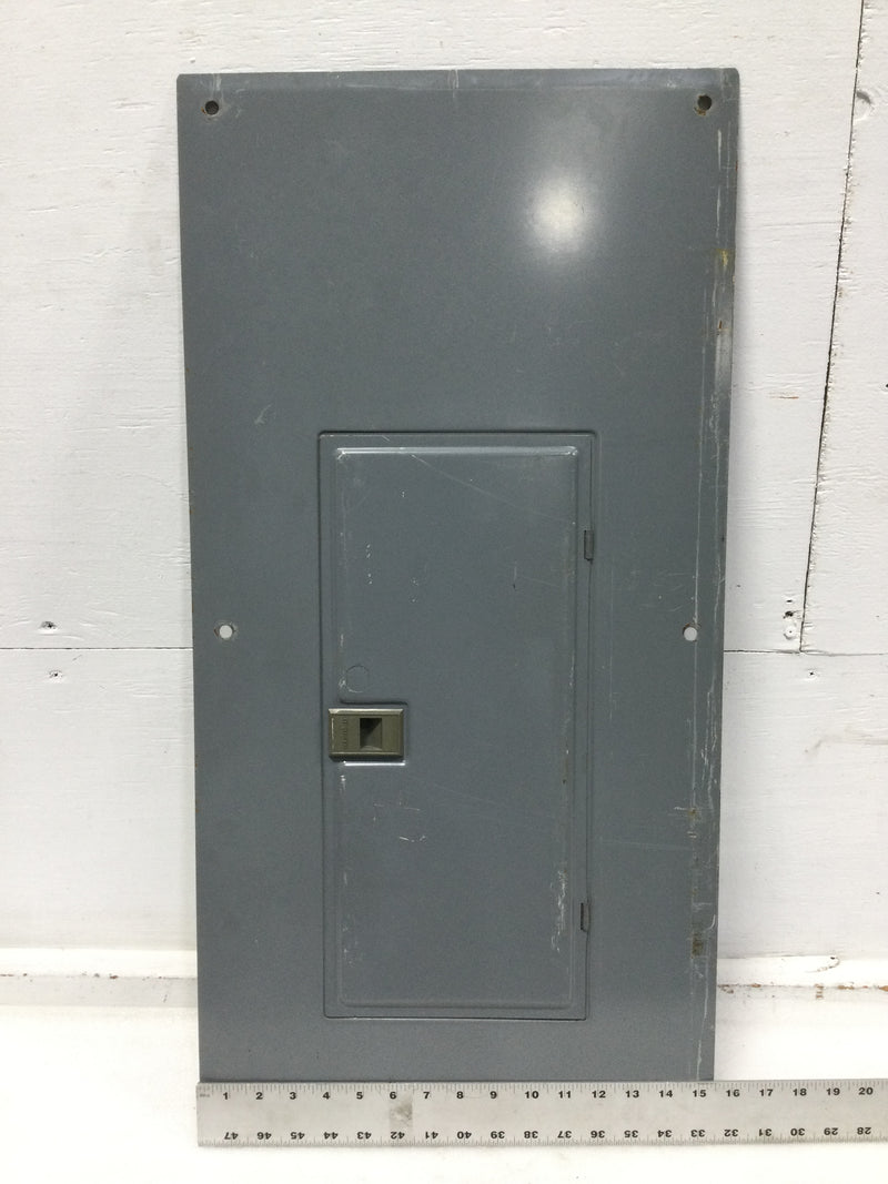 Square D QOC30U 125 Amp 30 Space 120/240V Panel Door Only w/Main 31" x 15 1/2"
