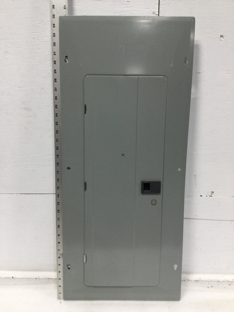 Eaton BRP30NC200 200 Amp 30 Space 120/240V Panel Door w/Main 35 1/8" x 15 3/8"
