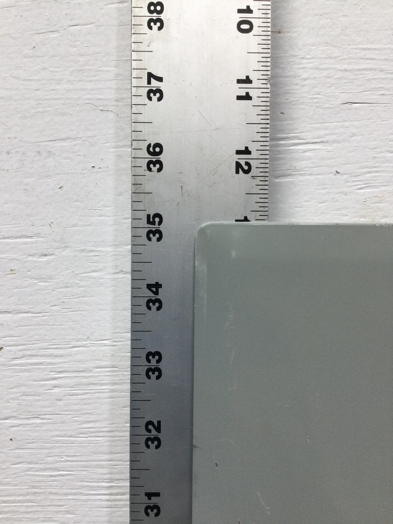 Eaton BRP30NC200 200 Amp 30 Space 120/240V Panel Door w/Main 35 1/8" x 15 3/8"