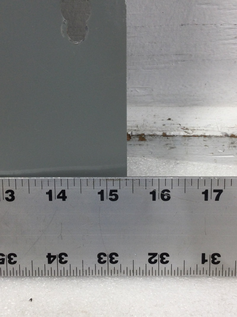 Eaton BRP30NC200 200 Amp 30 Space 120/240V Panel Door w/Main 35 1/8" x 15 3/8"