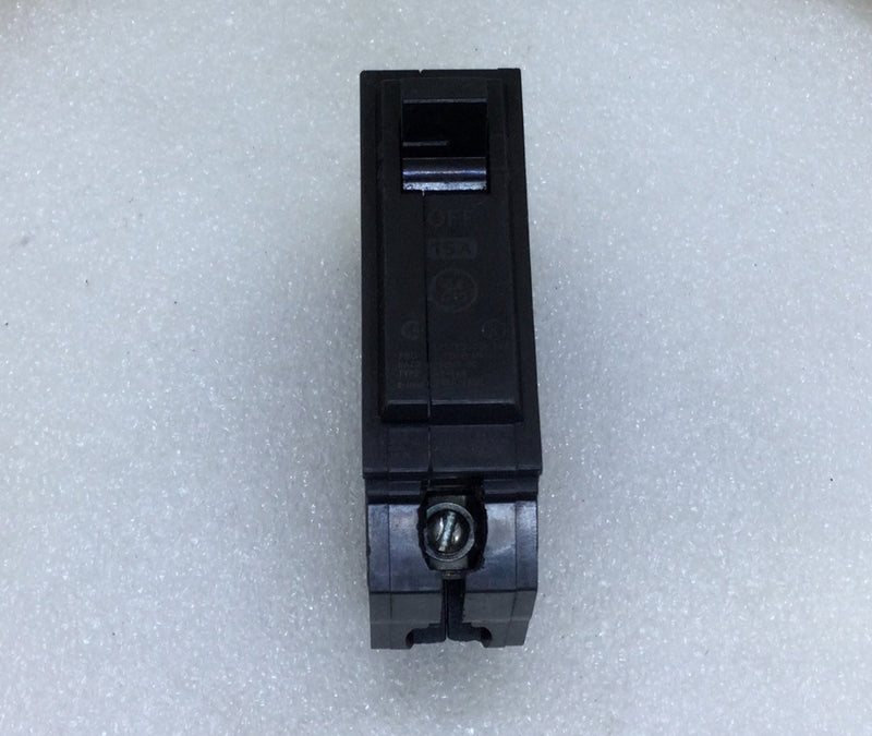 General Electric THQL1115 15 Amp 1 Pole 120/240V Circuit Breaker - Printed Face