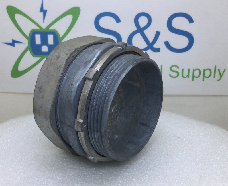 Halex 3" EMT/Rigid Compression Coupling/Fitting