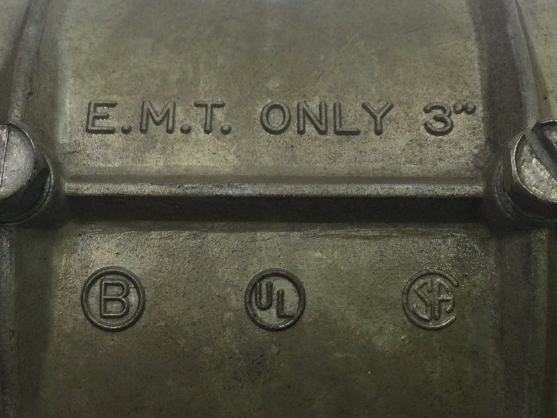 Bridgeport 247-DC3 3" EMT Only Set-Screw Coupling/Fitting