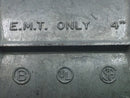 Bridgeport 4" EMT Only Set-Screw Coupling/Fitting