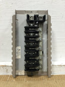 Cutler-Hammer CH20L125 125 Amp 20 Space 120/240 VAC Load Center Guts Only 6"X11"
