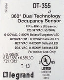 Legrand Wattstopper DT-355 120/277/347V 360 Dual Tech Voltage Occupancy Sensor