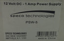 Speco Technologies PSW-5 1 Amp 50/60Hz 12-240V Wall Plug Power Supply