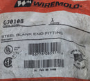 Wiremold G3010B Steel Blank End Fitting