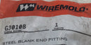 Wiremold G3010B Steel Blank End Fitting
