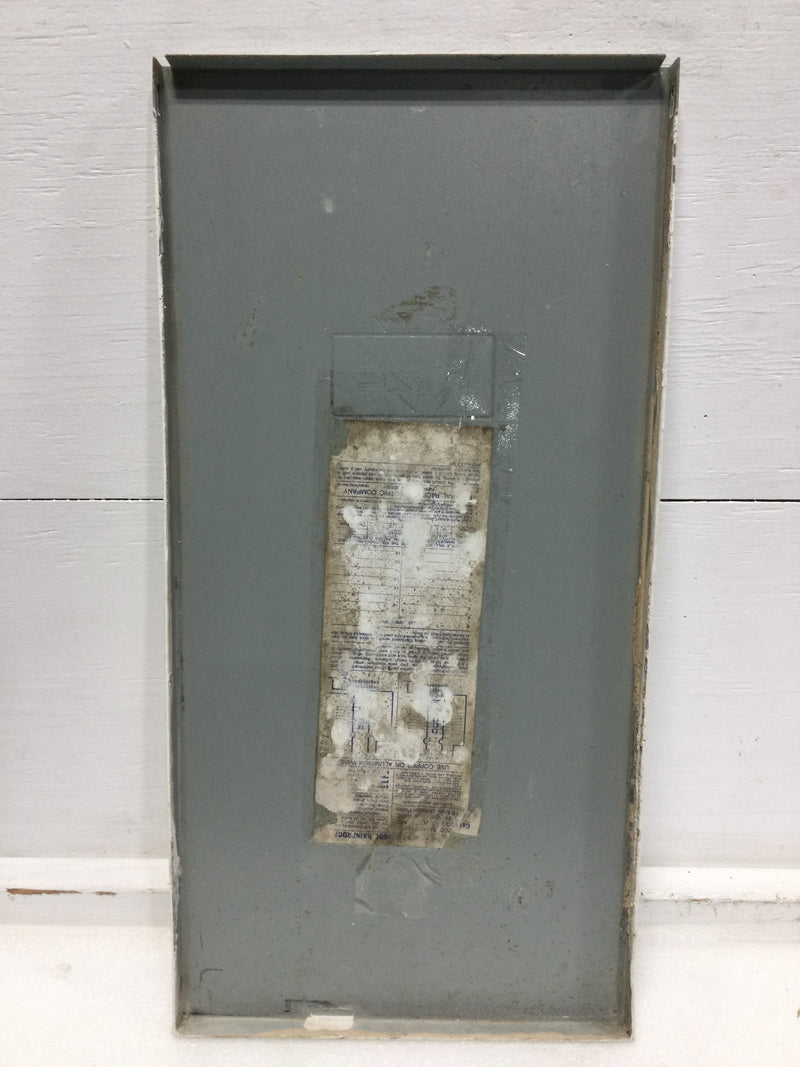 Federal Pacific RH108-16-200DL 200A 8 Space 120/240V Cover Only 24 1/4" x 12"