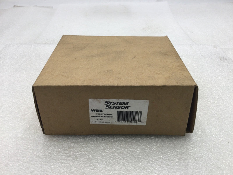 System Sensor/WBB S000760K04 Waterproof Back Box