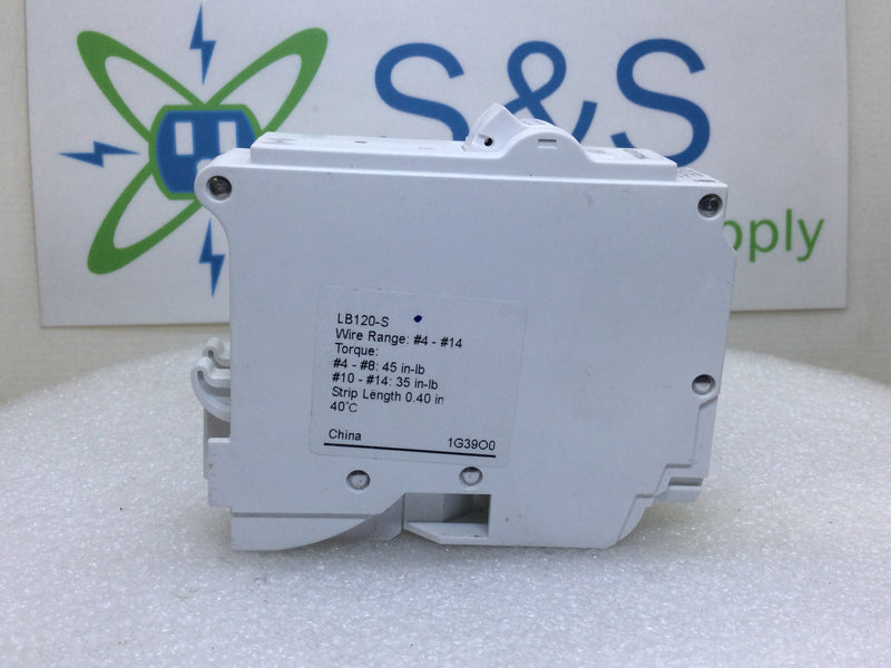 Leviton LB120-S 20 Amp 1 Pole 120V Circuit Breaker