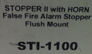 STI STI-1100 Stopper II 9V Horn False Fire Alarm Stopper w/ Flush Mount