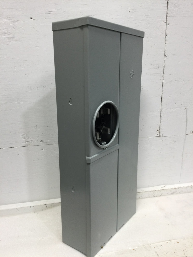 GE TSM2020CSCUP PowerMark Gold 200 Amp Main Breaker 20-Space 40-Circuit Overhead/Underground Combination Meter Socket Load Center (TSM2020CSCUP)