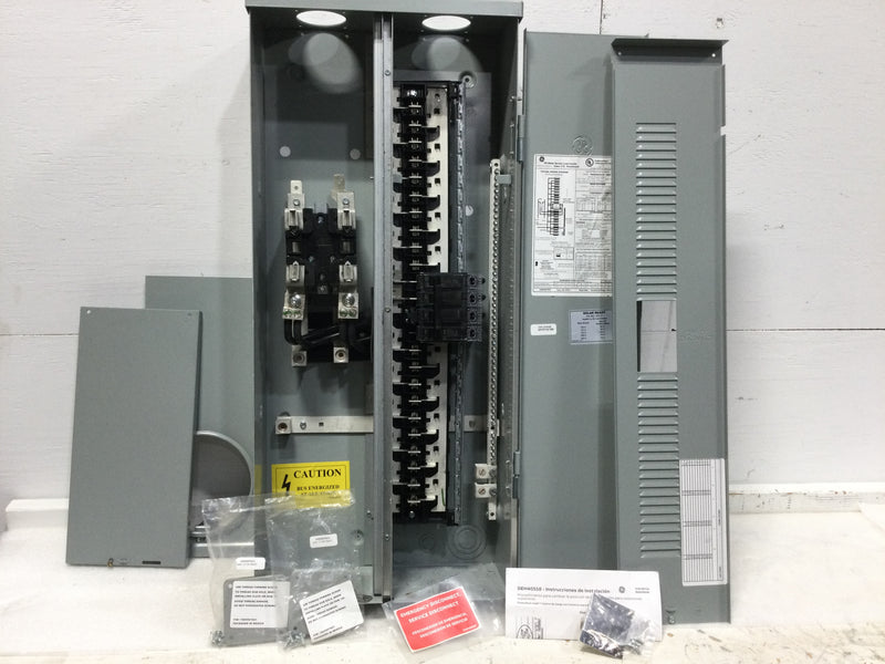 GE TSM2020CSCUP PowerMark Gold 200 Amp Main Breaker 20-Space 40-Circuit Overhead/Underground Combination Meter Socket Load Center (TSM2020CSCUP)