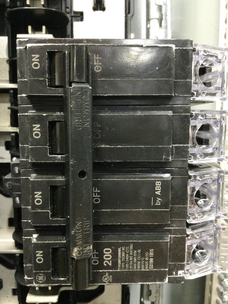 GE TSM2020CSCUP PowerMark Gold 200 Amp Main Breaker 20-Space 40-Circuit Overhead/Underground Combination Meter Socket Load Center (TSM2020CSCUP)