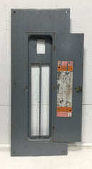 Square D/Homeline HOM40M200C Series 2 Single Phase 200A 40Space Main Breaker Type Cover Only 39.25 x 15 5"