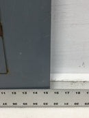 Square D/Homeline HOM40M200C Series 2 Single Phase 200A 40Space Main Breaker Type Cover Only 39.25 x 15 5"