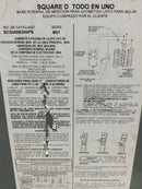 Square D SC2040M200PS 200 Amp 20/40 Space 120/240V All in One Meter Socket