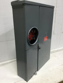 Square D SC2040M200PS 200 Amp 20/40 Space 120/240V All in One Meter Socket