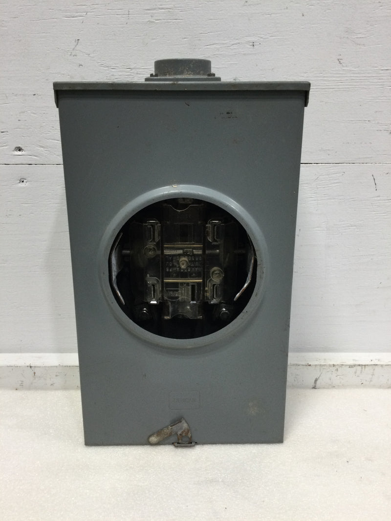 Duncan 40025-02 Type HQ Continuous Duty Meter Socket With Lever Bypass