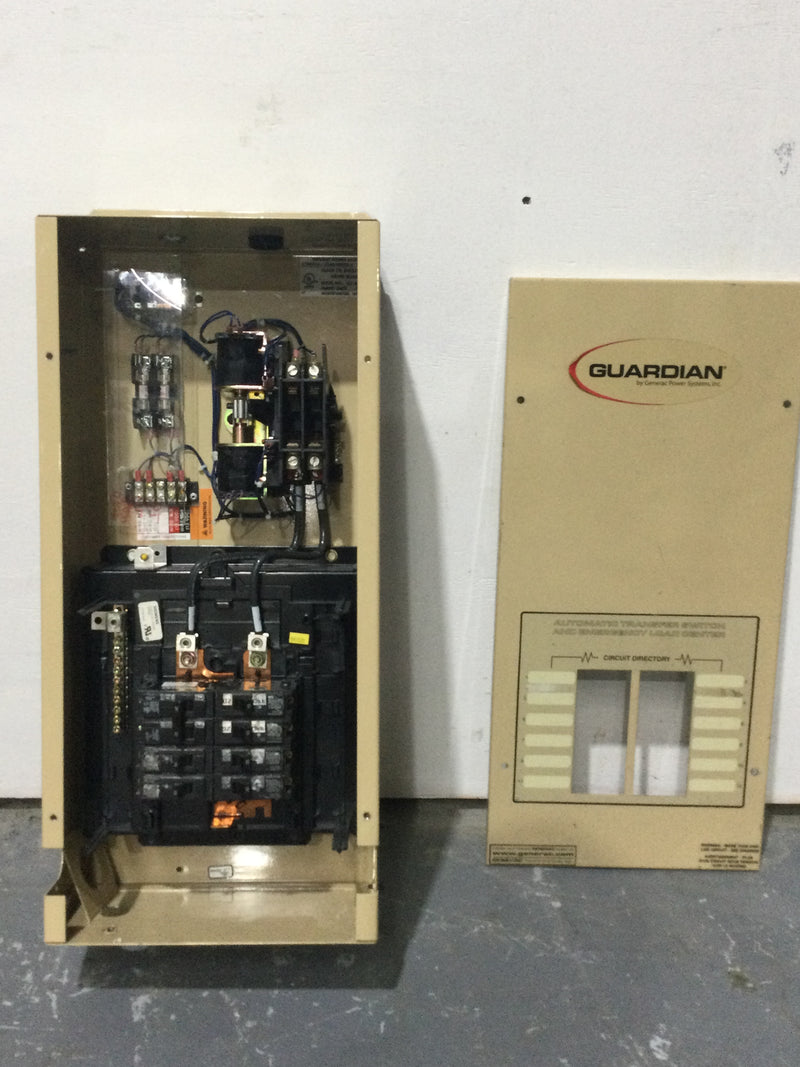 Generac Guardian Automatic Transfer Switch 12 Space 100 Amp 120/240V 1 Phase 3 Wire