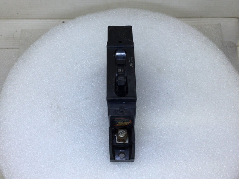 Murray CB-5104 15 Amp 1 Pole 125V Circuit Breaker - Cosmetic Flaw